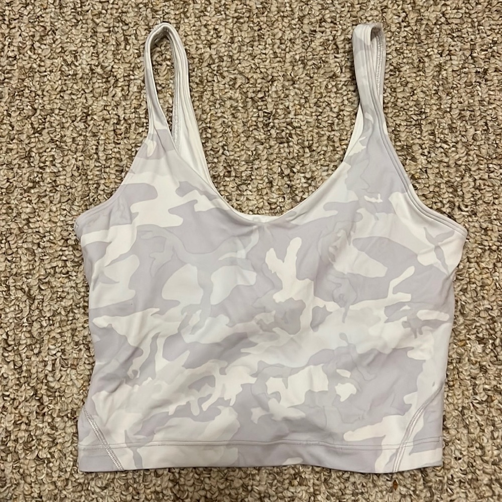 grey camo lululemon align tank size 4